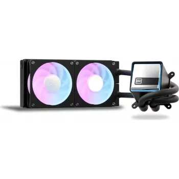 Alphacool Core 2 XT 240mm CPU AiO vedelikjahuti - täisvasest radiaator, ARGB ventilaatorid, Intel & AMD ühilduv (14710)