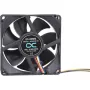 Alphacool ES 80mm 800-6000 RPM Ventilaator 80x80x25mm (Must, Kahe kuullaagriga, PWM, 80 mm)