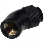 Alphacool HF 45° pöörlev nurgaadapter G1/4 isane G1/4 emasele - Sügavmust 17051