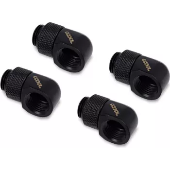 Alphacool HF G1/4 kuni 13mm (1/2 tolli) voolikuliitmik, messing, sügavmust, 4-pakk (17615)