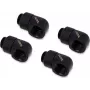 Alphacool HF G1/4 kuni 13mm (1/2 tolli) voolikuliitmik, messing, sügavmust, 4-pakk (17615)
