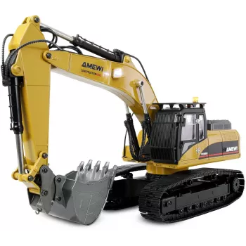Amewi G705E metallist ekskavaator 1:14 RTR kollane 14+