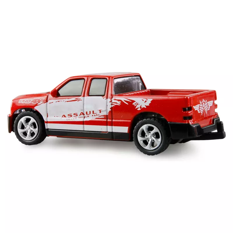 AMEWI RC Pikap Die Cast hobusehaagisega 1:64 RTR Punane (22681)