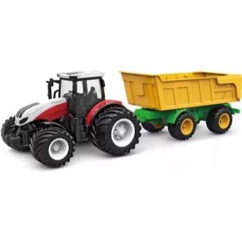 AMEWI RC traktor koos kallutava haagisega 1:24 mõõtkavas 2.4GHz 6-kanaliga Li-Ion 500mAh