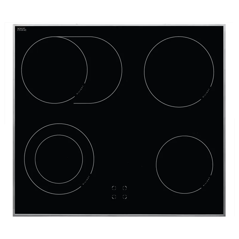Amica EHC12713E Sisseehitatud ahi koos keraamilise pliidiga, 65 liitrit, 8 funktsiooni, energiaklass A, roostevaba teras