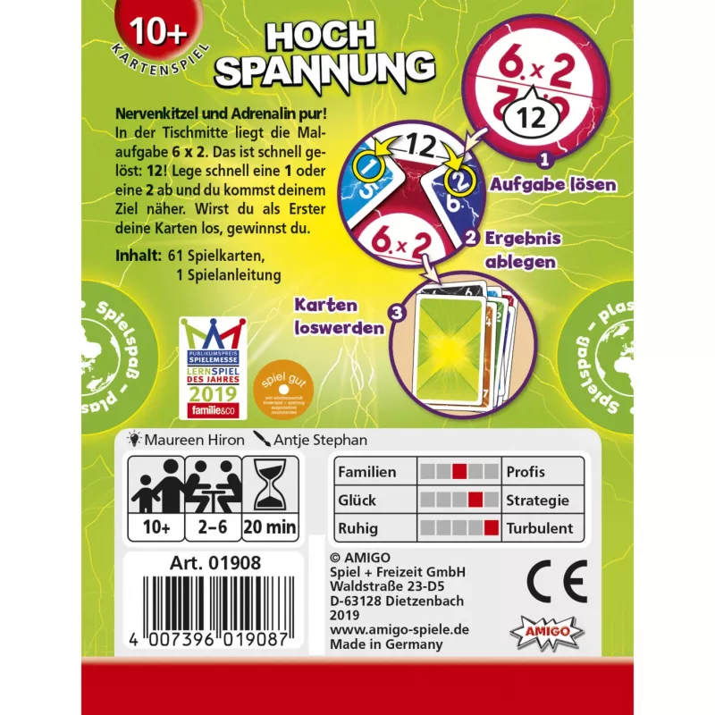 AMIGO Hochspannung kaardimäng