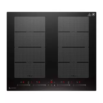 AMZCHEF CE-FS-I74S-FFDD10 4-tsooniline induktsioonpliit puutetundliku juhtimisega, 7200W, must