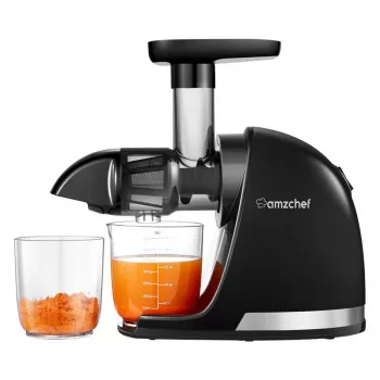 AMZCHEF ZM1501-BK-SM Aeglane mahlapress Must
