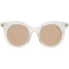 ANA HICKMANN HI9063-49T02 Naiste liblikapäikeseprillid, pruun Havana atsetaatraam, pruun gradiendiga lääts, 49/21/145 mm