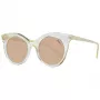ANA HICKMANN HI9063-49T02 Naiste liblikapäikeseprillid, pruun Havana atsetaatraam, pruun gradiendiga lääts, 49/21/145 mm