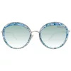 ANA HICKMANN Naiste HI3052-53E04 Päikeseprillid Pruun Havana Liblikas 53 mm