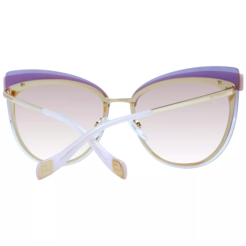 ANA HICKMANN Naiste päikeseprillid AH3178-6604A Pruun Havana Kilpkonnakarp Raam Pruun Gradient Lääts 65mm