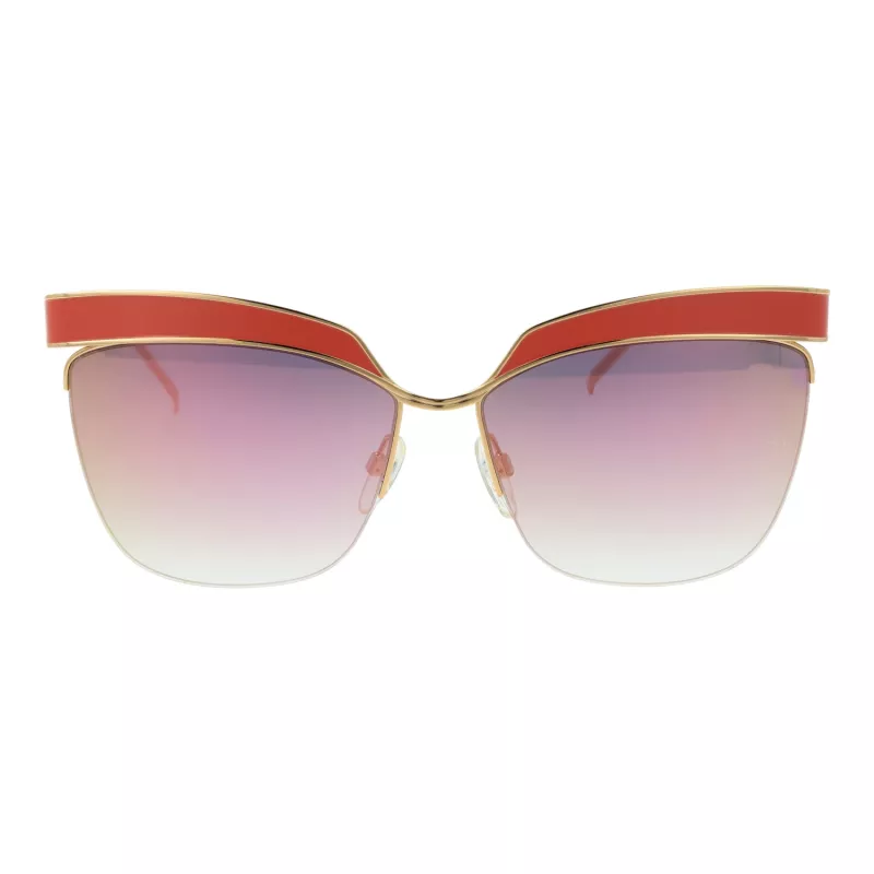 ANA HICKMANN Naiste päikeseprillid AH3179-6205A Liblikas Kassipilk Havana atsetaat Pruun Gradient UV400 62mm