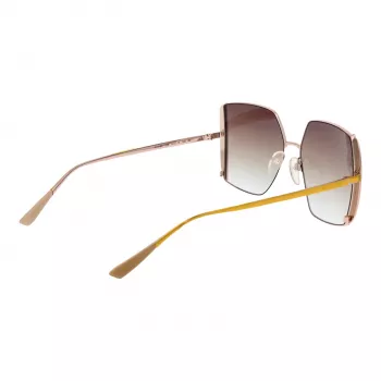 ANA HICKMANN Naiste Päikeseprillid AH3189-5605B - Pruun atsetaatraam, pruun gradient polükarbonaat läätsed, 57 mm läätse laius, UV400 kaitse