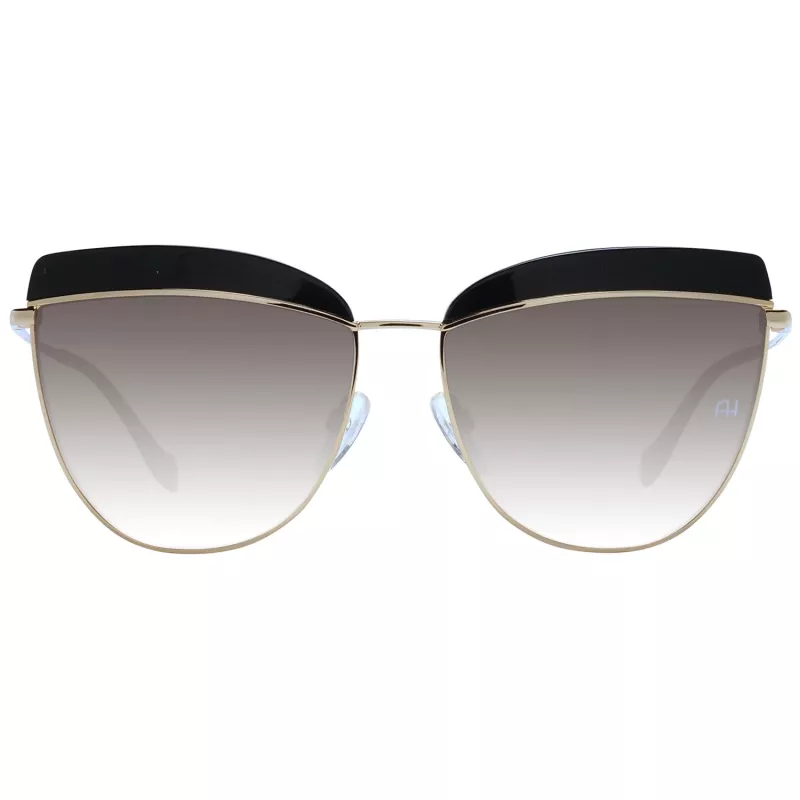 ANA HICKMANN Naiste Päikeseprillid AH3190-59A01 Kuld/Pruun Liblikas 60mm