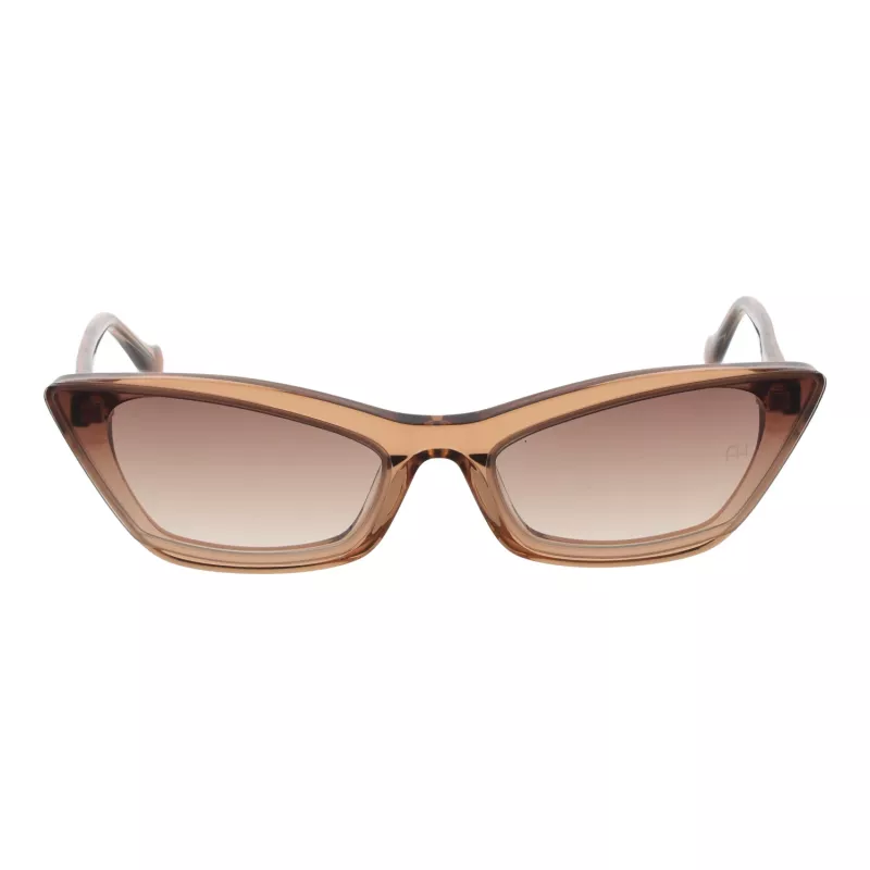 ANA HICKMANN Naiste päikeseprillid AH9278-64T03 Kuld/pruun Gradient Liblikas Metallraam