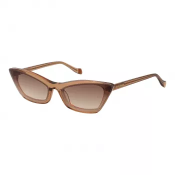 ANA HICKMANN Naiste päikeseprillid AH9278-64T03 Kuld/pruun Gradient Liblikas Metallraam