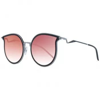 ANA HICKMANN Naiste Päikeseprillid HI3066-5402A Kuld/Pruun Liblikas Metallraam Pruun Gradientlääts 54mm