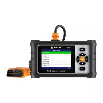 ANCEL MT300 BMW mootorratta diagnostikaskanner OBD2 koodiluger 3.5 inch TFT värvilise ekraaniga, mootori, ABS-i, TPMS-i hoolduslähtestus, tasuta eluaegsed uuendused