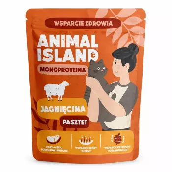 ANIMAL ISLAND Mono Lamb Wet Cat Food 100g