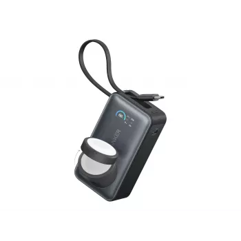 Anker MagGo Akupank Apple Watchile, 10000 mAh, 35W, 2x USB-C, Must