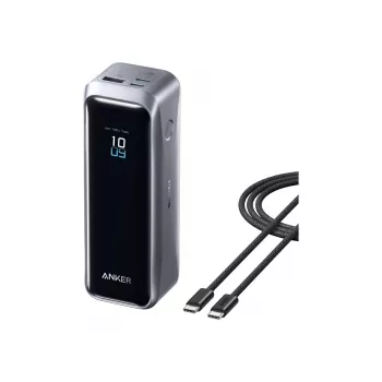 Anker Prime Akupank 220W, 20,000 mAh, 2x USB-C & 1x USB-A, Must