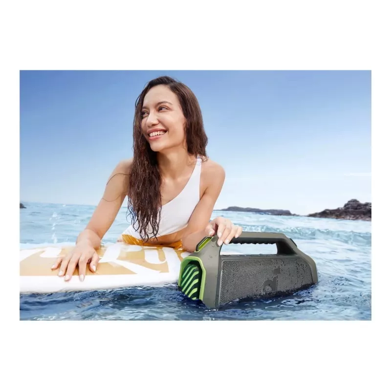 Anker Soundcore Boom 2 Plus A3134 100W Bluetooth peokõlar, IPX7 veekindel, roheline