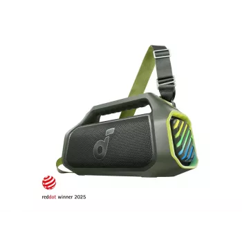Anker Soundcore Boom 2 Plus A3134 100W Bluetooth peokõlar, IPX7 veekindel, roheline