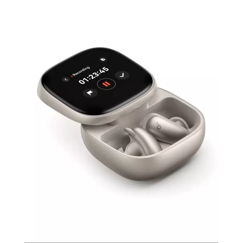 Anker Soundcore Liberty 5 Pro Max tõeliselt traadita kõrvaklapid, titaankuld, Bluetooth 5.3, adaptiivne ANC, LDAC, 50h esitusaeg