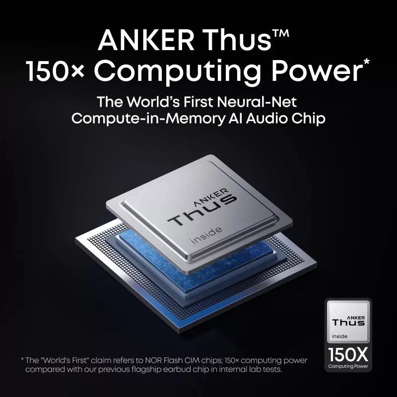 Anker Soundcore Liberty 5 Pro tõelised juhtmevabad kõrvaklapid adaptiivse ANC, Hi-Res heli, juhtmevaba laadimisega - Midnight Black