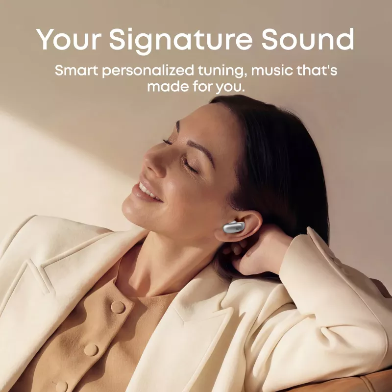 Anker Soundcore Liberty 5 Pro tõelised juhtmevabad kõrvaklapid adaptiivse ANC-iga, LDAC, pärlvalge