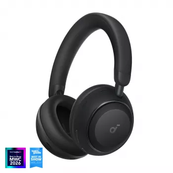 Anker Soundcore Space 2 Over-Ear Wireless Headphones with Active Noise Cancellation, Jet Black