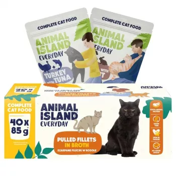 ANL ANIMAL ISLAND Igapäevane Karp Maitsete Segu Kassile 40x85g