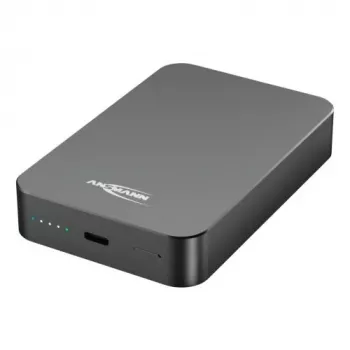 ANSMANN 1700-0199 10000 mAh juhtmevaba toitepank, antratsiit