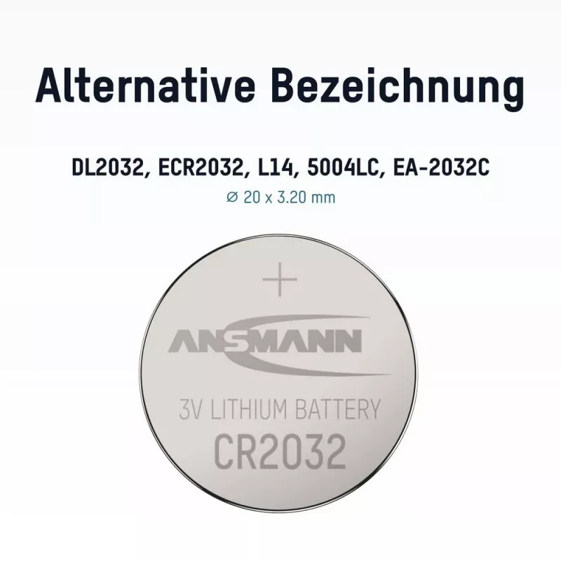 ANSMANN CR2032 Liitiummündipatarei 3V 230mAh (1-pakk)
