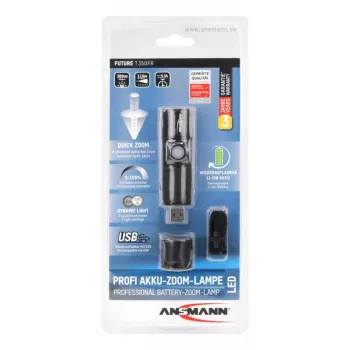 ANSMANN Taskulamp Future T350FR 350 Lumen CREE LED Fookus Reguleeritav IPX4
