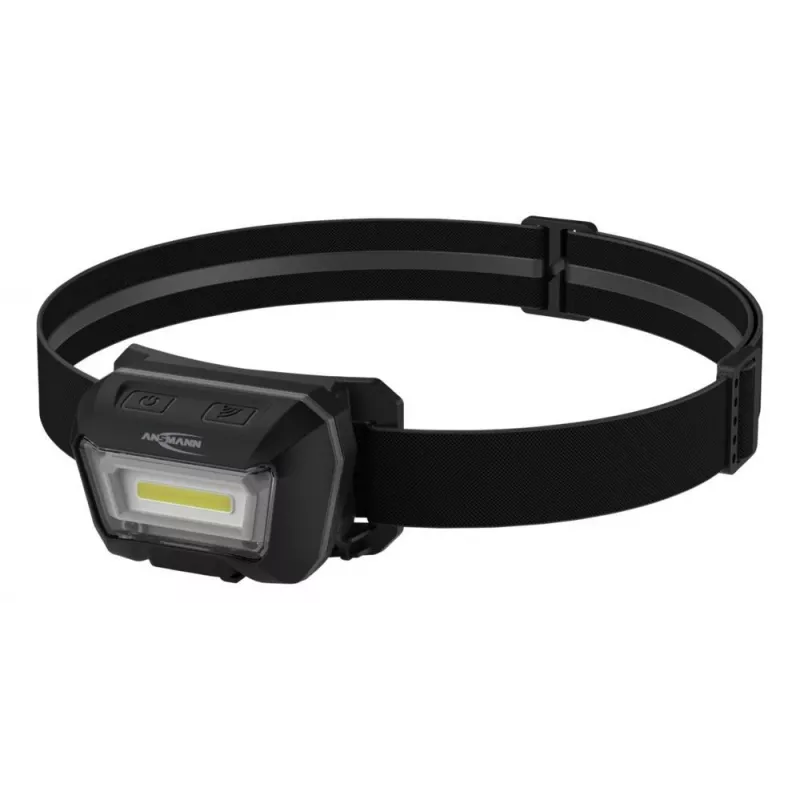 ANSMANN HD280RS LED-pealamp 280 lm IPX4 Must/Hall
