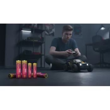 ANSMANN PurePower Set AA laadija koos 4x AA 2100mAh NiMH akuga