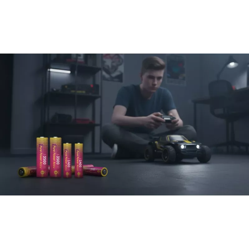 ANSMANN PurePower Set AA laadija koos 4x AA 2100mAh NiMH akuga