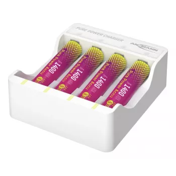 ANSMANN PurePower Set AAA laadija 4x AAA 800 mAh NiMH akuga