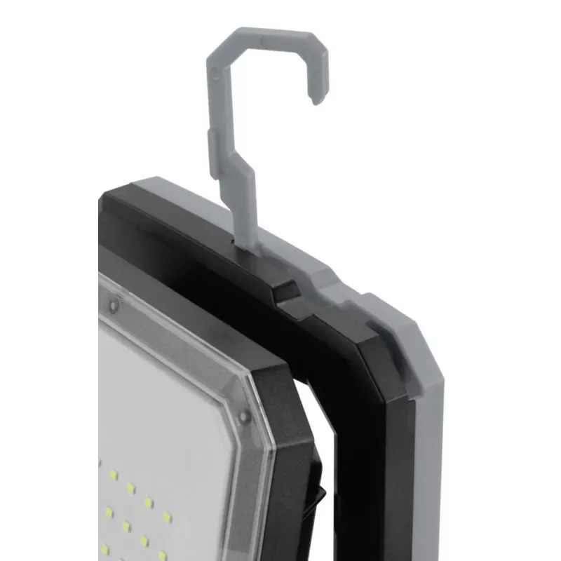 ANSMANN WL2000R-ECO laetav LED töötuli, 2000 lm, 6500K, IP54, Power Bank, must/hall