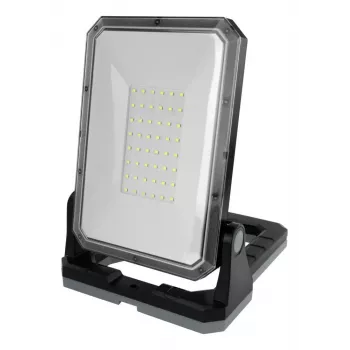 ANSMANN WL2000R-ECO laetav LED töötuli, 2000 lm, 6500K, IP54, Power Bank, must/hall