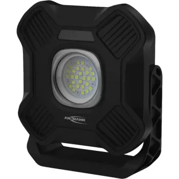 ANSMANN WL2000R laetav LED töövalgusti, must, 20W, 2000lm, magnetiga, riputuskonksuga, statiiviga - 1 tk (1600-0755)