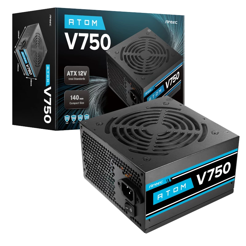 Antec Atom V750 mittemodulaarne 750W 80 PLUS Bronze ATX toiteplokk