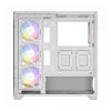 Antec CX300 ARGB ATX Mid-Tower mängukorpus, valge, karastatud klaas, 4 ARGB ventilaatorit