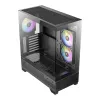 Antec CX700 ARGB B Mid-Tower mängukorpus - karastatud klaas, 4x ARGB ventilaatorit, E-ATX tugi, must