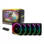 Antec Prizm 120 ARGB korpusiventilaator 5 pakk + kontroller - must