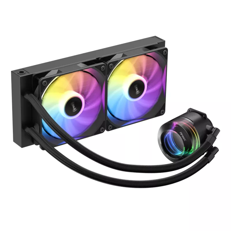 Antec VORTEX LUM 240 ARGB AIO CPU vedelikjahutus – must