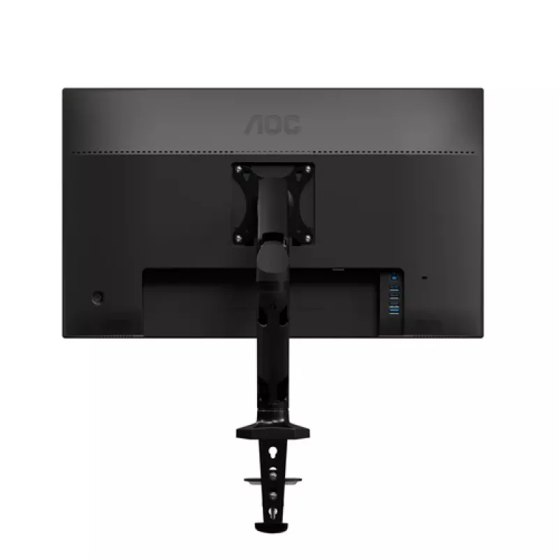 AOC AS110D0 Ühe Liigendiga Monitori Käsi – Laua Kinnitus – Alumiinium – Must – kuni 27 tolli LCD