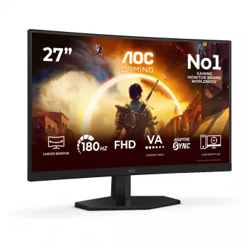 AOC C27G42FE - 68,6 cm (27 tolli) Full HD Kumer VA Monitor, 180Hz, 4ms, HDR10, HDMI/DisplayPort, VESA